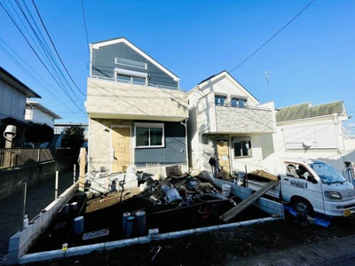 【外観】 | 本村町新築戸建て2棟　二俣川駅徒歩7分　太陽光発電付　設計・建設住宅性能評価書取得