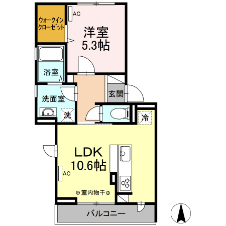 パピヨンの間取り