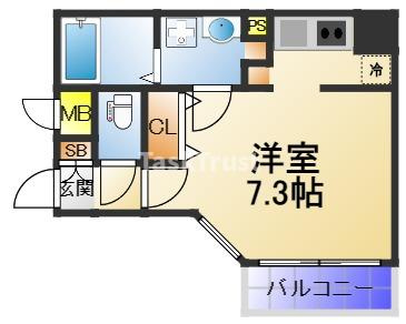 【間取り】 | ジュネーゼグラン天満