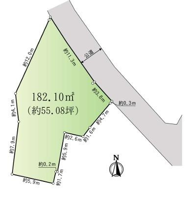 藤沢市辻堂元町3丁目　売地　の土地図|土地図です