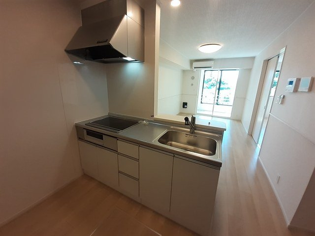 朝倉郡筑前町高上のアパートのキッチン