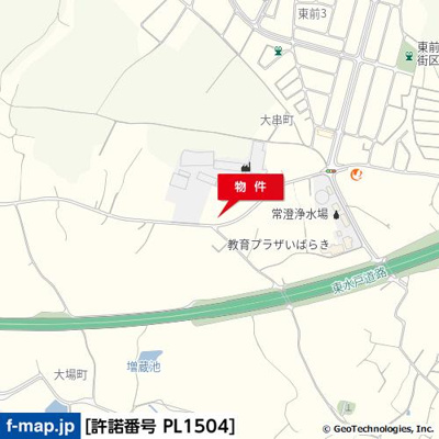 【地図】 | 水戸市大場町746番12他貸地