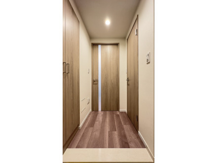 高輪シティハウスの玄関