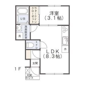AIZU鳥栖【10.000円キャッシュバック対象物件】の間取り