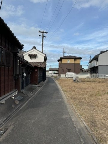 東海市養父町八ケ池　土地A区画の外観|南西側前面道路になります。