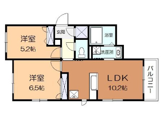 【間取り】 | サニーフラットT | サニーフラットTの間取り