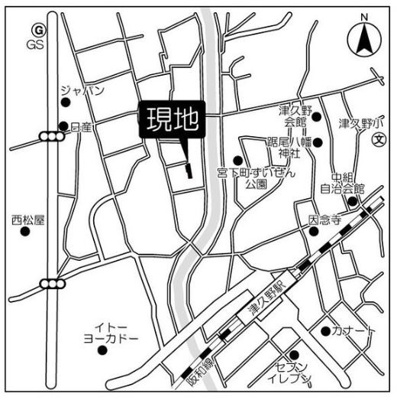 【地図】 | エスト・リラ津久野