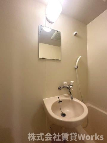 ハッピールーツ沖浜の洗面所|忙しい朝には欠かせない洗面所です