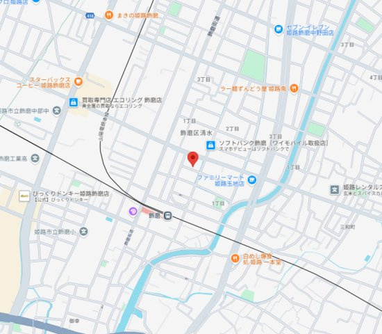 姫路市飾磨区清水　中古戸建の地図