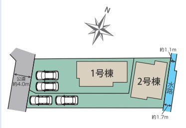 平塚市広川　新築戸建　全2棟1号棟