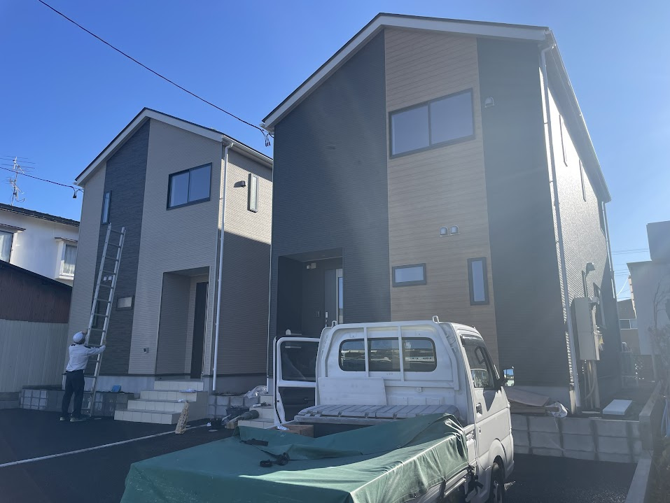 山形市城西町新築建売住宅【2号棟】の外観|現地外観写真