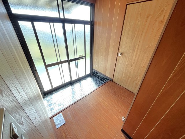 グリーンハイツの玄関