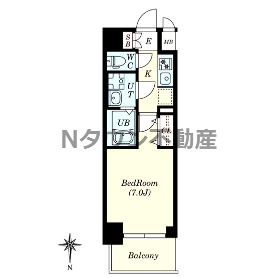【間取り】 | S-RESIDENCE名駅NorthⅡ | 間取りです。