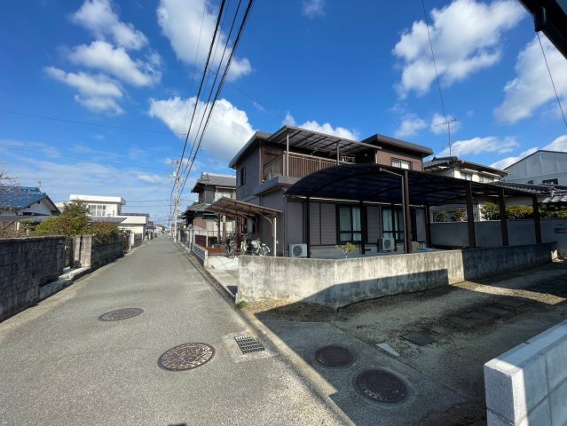 主役は子供な家、余戸に建てませんか？の前面道路含む現地写真|現地に足を運んで頂けた時には、実際に周辺をご自由に散策して頂けます事をお勧め致します。