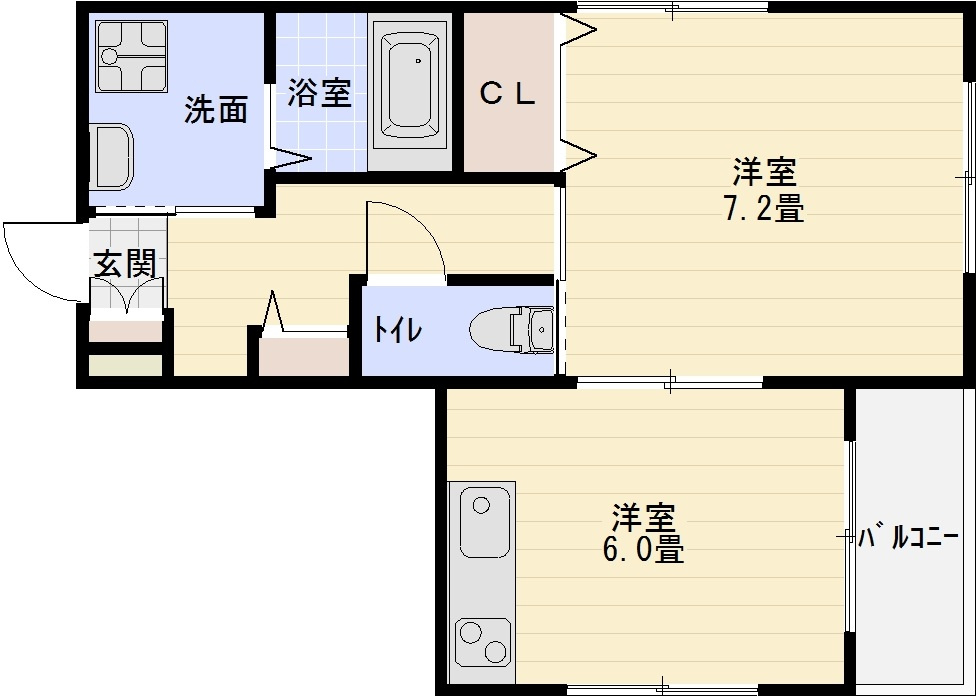 グレイスコートの間取り