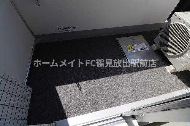 東大阪市西堤西の賃貸マンションのバルコニー