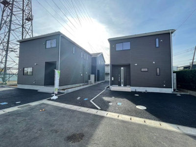 【外観】 | 富里市七栄第３０-8号棟 | ４ＬＤＫ　最短即日見学も可能です。お気軽にお問合せ下さい！ 