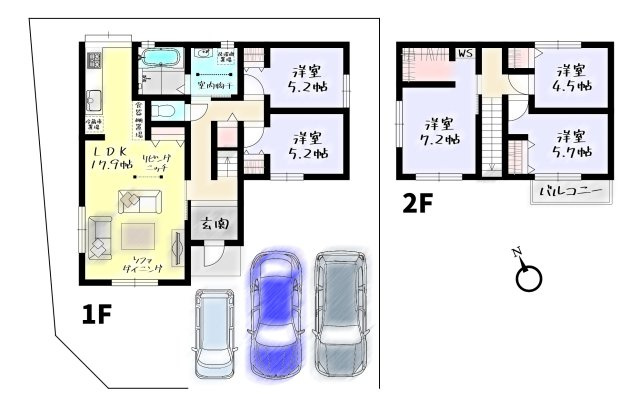 【間取り】の画像
