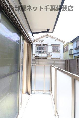 クアトロ本千葉 のバルコニー|広々としたバルコニーです