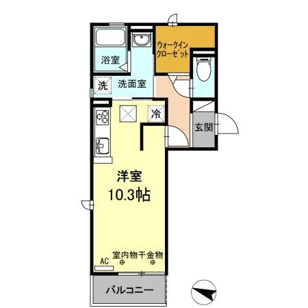 桜ステージ　　　刈谷市の賃貸はクラスホーム刈谷店の間取り