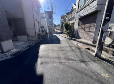 【前面道路含む現地写真】 | 江戸川区平井２丁目の売地