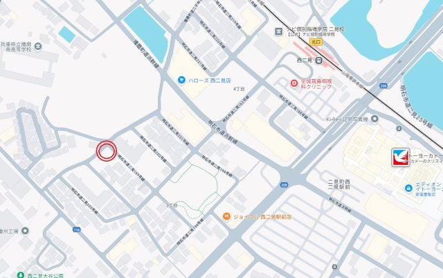 【地図】 | 明石市二見町西二見駅前3丁目　中古戸建