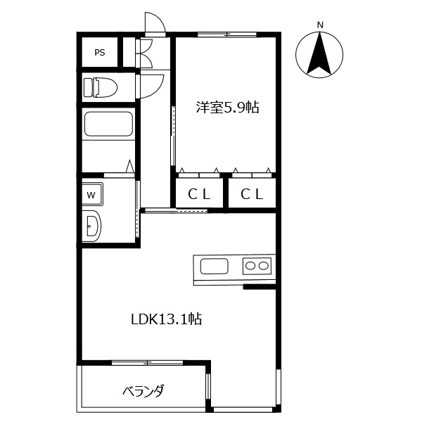 ベルクレール東吉野の間取り