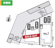 小田原市東町１丁目新築戸建の区画図