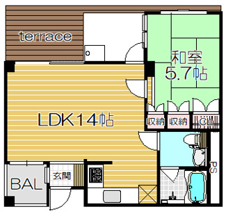 【間取り】 | トニーズフラット