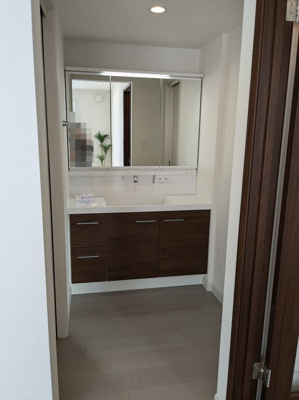 【洗面所】 | 前橋市三俣町新築住宅1号 | 1号洗面台