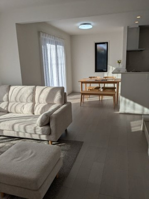 【居間・リビング】 | 前橋市三俣町新築住宅1号 | 1号リビングダイニング