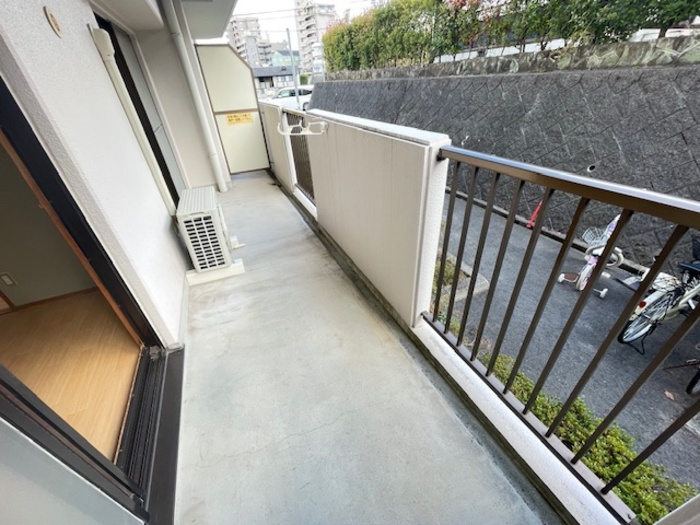 脇坂マンションのバルコニー
