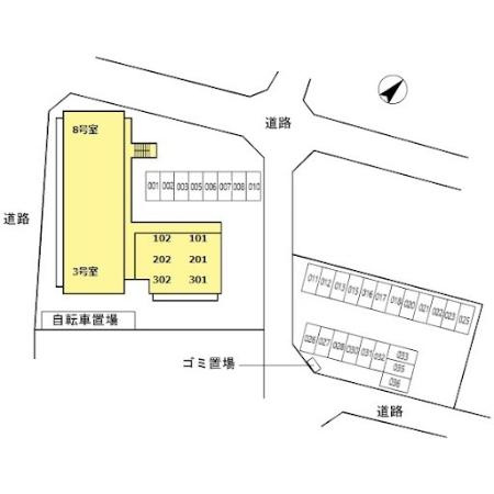 脇坂マンションの区画図