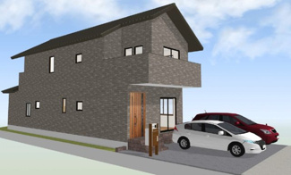 【完成予想図】 | 南逆井１丁目 | 建築プラン例　イメージ