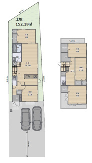 【参考プラン】 | 南逆井１丁目 | 建築プラン例　間取り