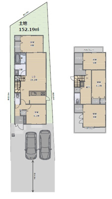 【参考プラン】 | 南逆井１丁目 | 建築プラン例　間取り