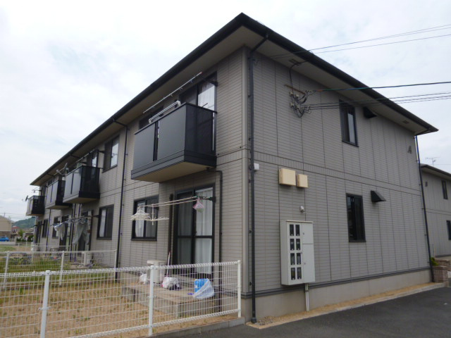 倉敷市連島１丁目のアパートの外観