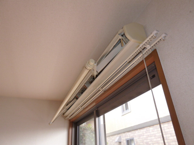 倉敷市連島中央１丁目のアパートの設備|室内物干し