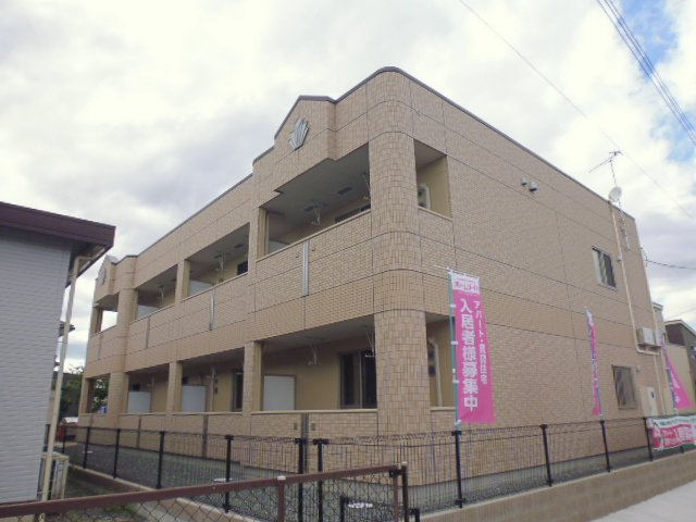 倉敷市福田町古新田のアパートの外観