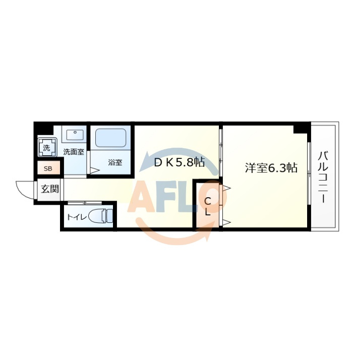 ハイツ栄和の間取り|ハイツ栄和　間取り図
