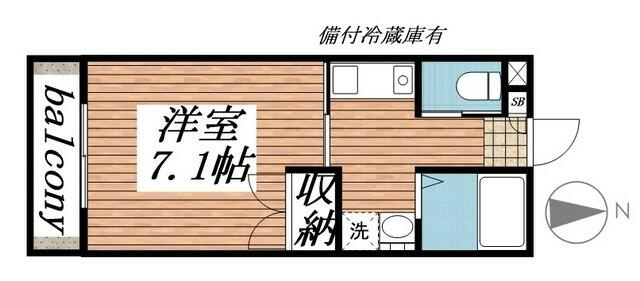キチーム津田沼　ＡＮＮＥＸの間取り