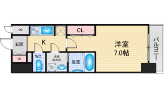 【間取り】 | S-RESIDENCE尾頭橋clarity | 略図の為、現状優先