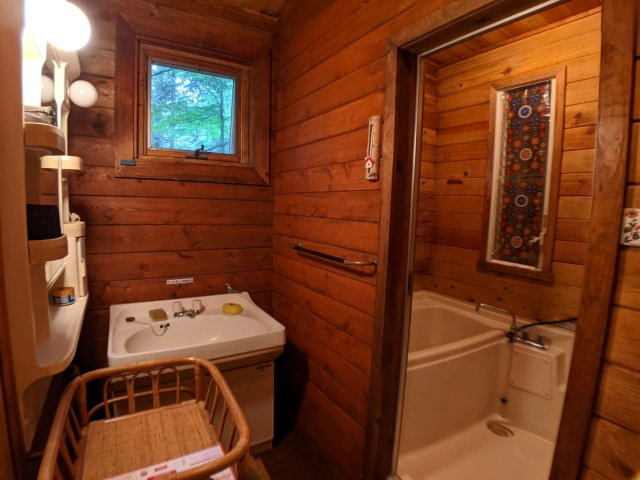 茅野市北山　蓼科ビレッジあずさ平26号の洗面所