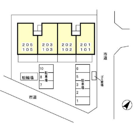 パークヒルの区画図