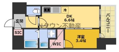 【間取り】 | エステムコート名古屋新栄Ⅳネスト | 間取りです。