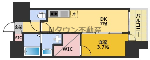 【間取り】 | エステムコート名古屋新栄Ⅴラポール | 間取りです。