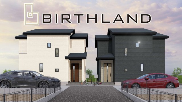 福島市永井川9期　GRAFARE　全4棟の外観パース|２号棟　おかげさまでご成約致しました！