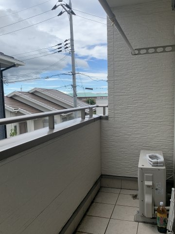 岩出市水栖　中古物件のバルコニー