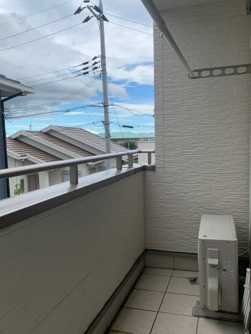 岩出市水栖　中古物件のバルコニー