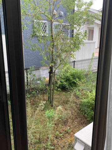 岩出市水栖　中古物件の庭